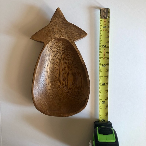 Vintage Hand-carved Pineapple Trinket Dish Catchall - Picture 4 of 5